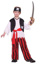 Фото Костюм Капитан пиратов со скелетом детский