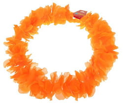 Фото Гавайское ожерелье Лепестки ириса оранжевое