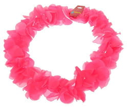 Фото Гавайское ожерелье Лепестки ириса розовое