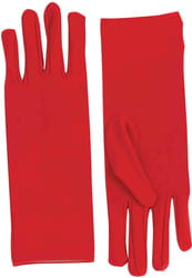 Фото Короткие красные перчатки