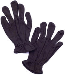 Фото Черные перчатки короткие взрослые