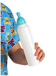 Фото Бутылочка младенца (с голубой соской)