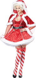 Фото Костюм миссис Санта Клауса в платье взрослый