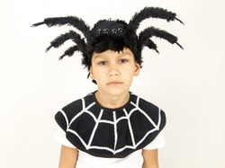 Фото Шапка мохнатый паук детская